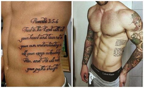 tatuajes en las costillas hombres|Tatuajes en el costado/costillas: 30 diseños espectaculares para。